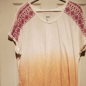 Sonoma Tribal Print Ombre Top